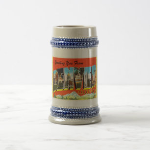 Chope À Bière Vieux souvenir de Vintage voyage de Denver le