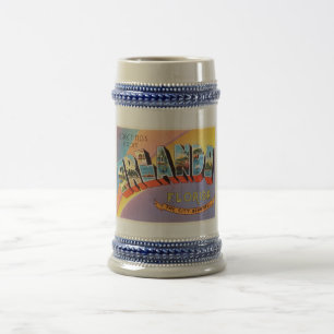 Chope À Bière Vieux souvenir de Vintage voyage d'Orlando la