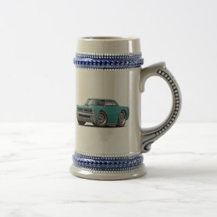 Chope À Bière Voiture de turquoise de 1965 GTO