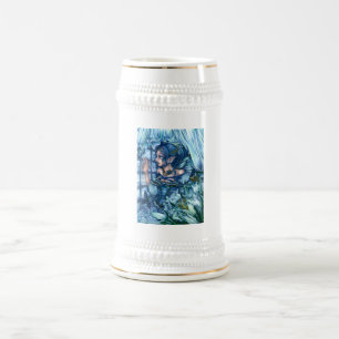 Chope À Bière Vue de la Fée du Givre sur un Hiver de Saphir