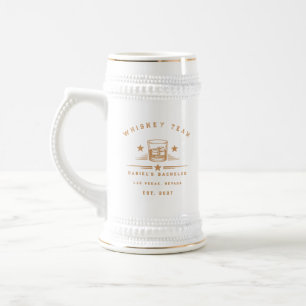 Chope À Bière Week-end de fête de bachelor sur le thème du Whisk