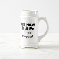 Yee Haw Je suis un T-shirts et cadeaux Papaw
