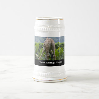 Chope À Bière Your'e ayant une girafe