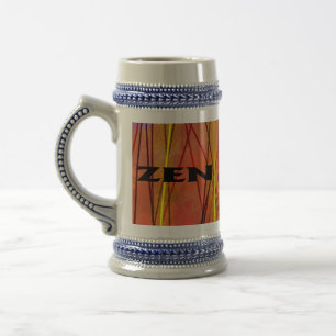 Chope À Bière Zen black wire stein