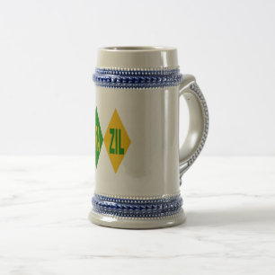 Chope BRAZIL Beer Stein