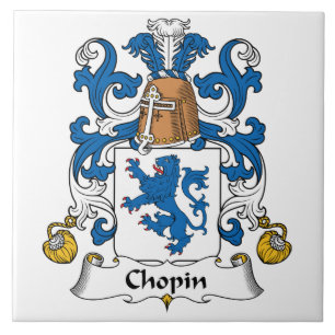 Chopin Family Crest Tile