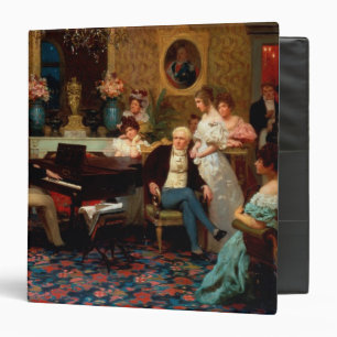Chopin Playing the Piano Binder