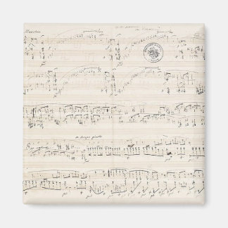 Chopin Polonez-Fantasy manuscript Magnet