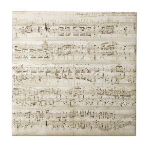 Chopin Sheet Music Tile