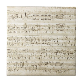 Chopin Sheet Music Tile