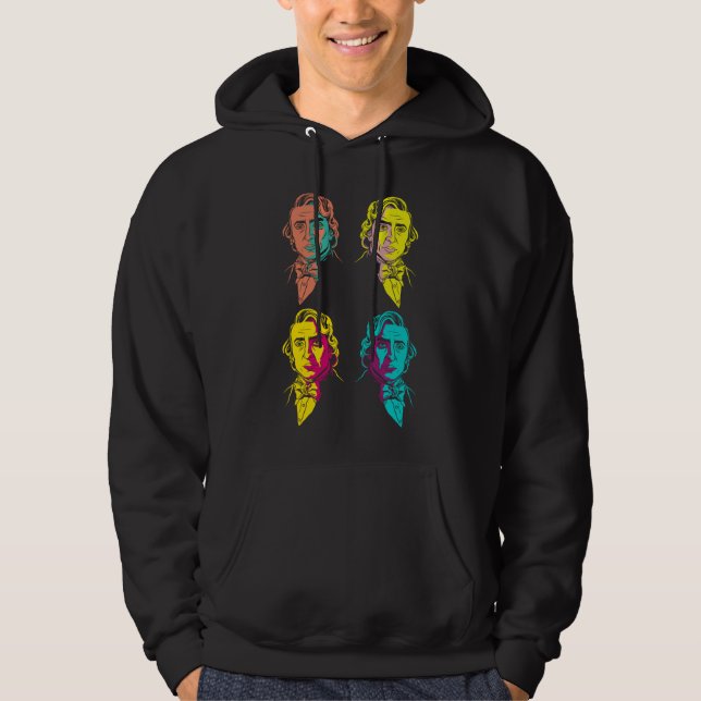 Chopin Vintage Style Hoodie (Front)