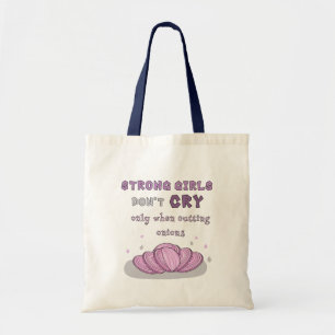 Chopped onion tote bag