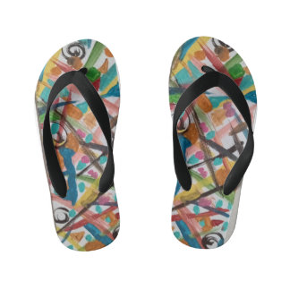 Chopped pair kid's flip flops