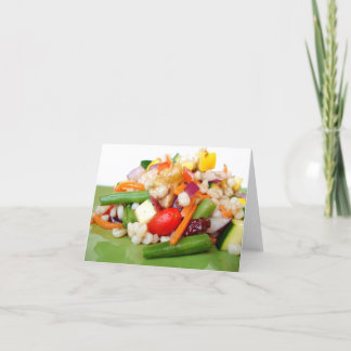 Chopped Salad Note Card - Customized