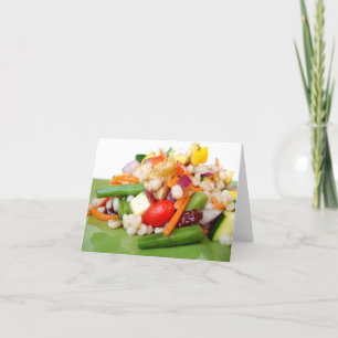 Chopped Salad Note Card - Customized - Customized