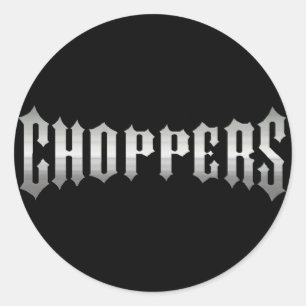 CHOPPER CLASSIC ROUND STICKER