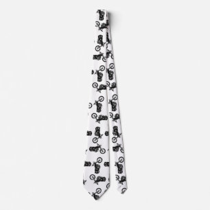 Chopper Mania Print Pattern Tie