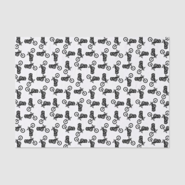 Chopper Mania Print Pattern Tissue Paper (Front)