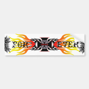 chopper maniac bumper sticker