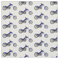 Chopper motorcycle cartoon illustration