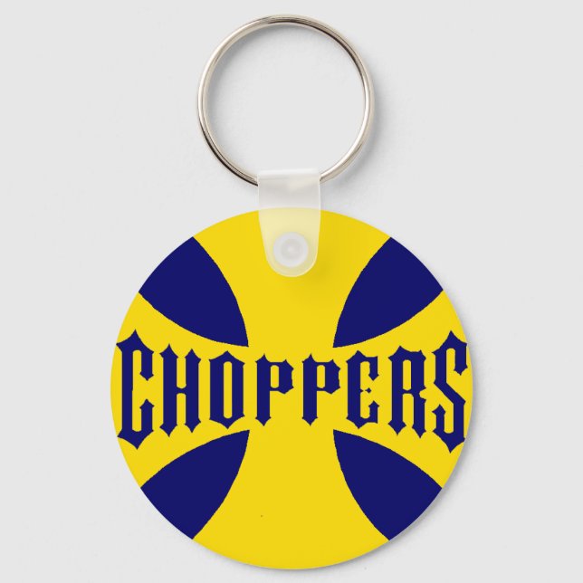 CHOPPERS YELLOW KEYCHAIN (Front)