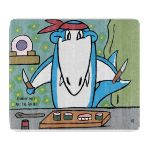 Choppin' With Mac the Shark Cutting Board