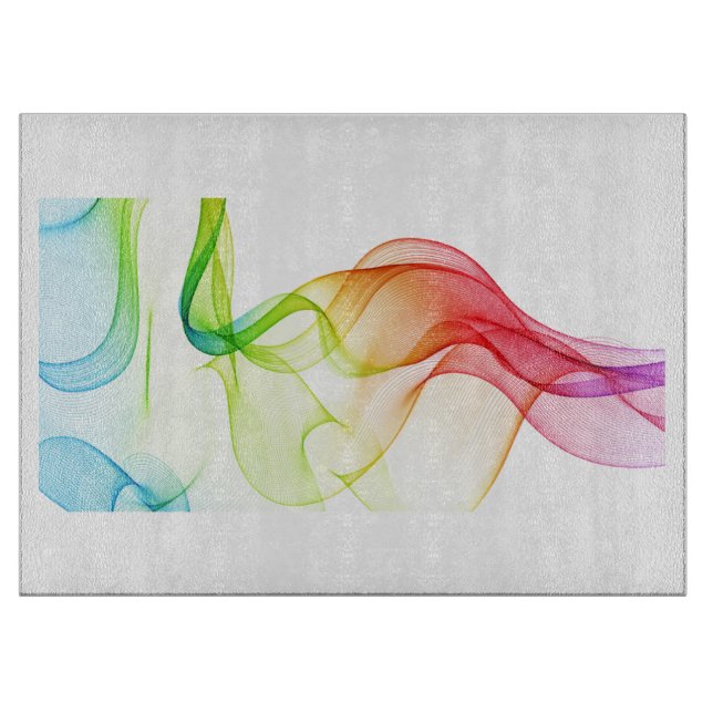 Chopping board - Watercolours 2 (Front)