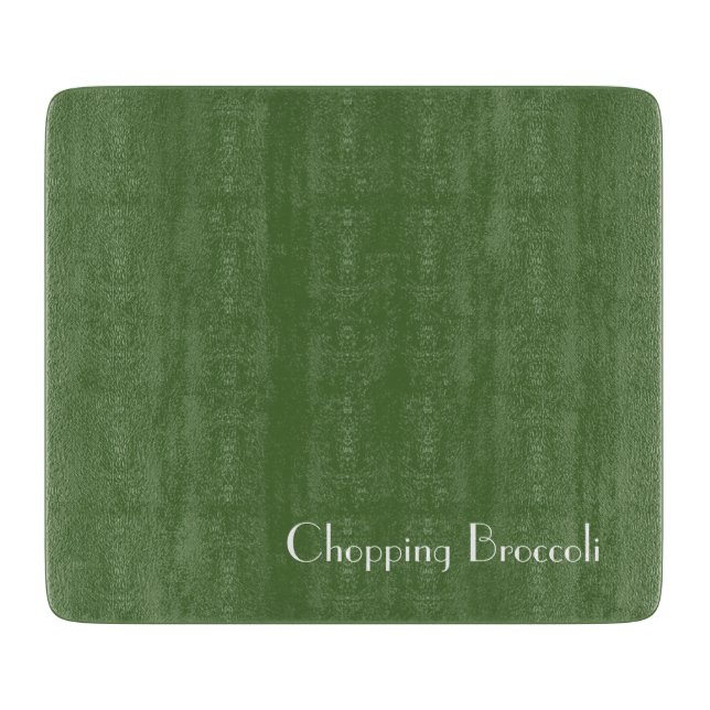 Chopping Broccoli Cutting Board (Front)