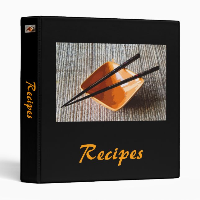 Chopsticks Binder (Front/Spine)