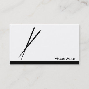 Chopsticks Business Card