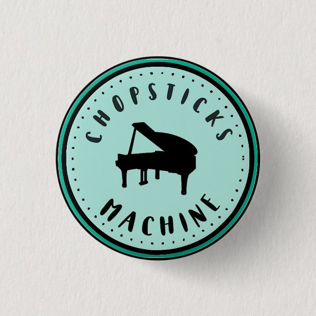 Chopsticks Machine Piano Button (Front)