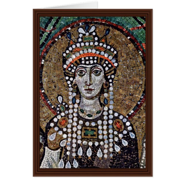 Chor Mosaics At San Vitale In Ravenna, Szene: Empr (Front)