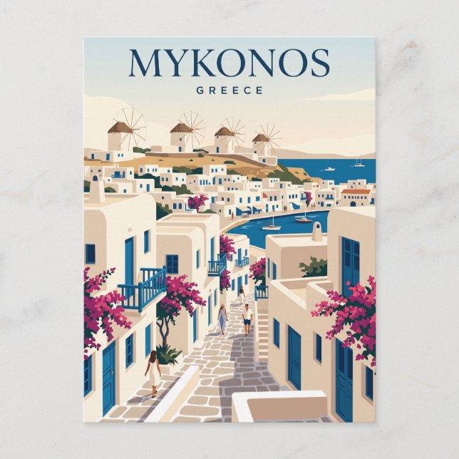 Chora Greece Postcard (Front)