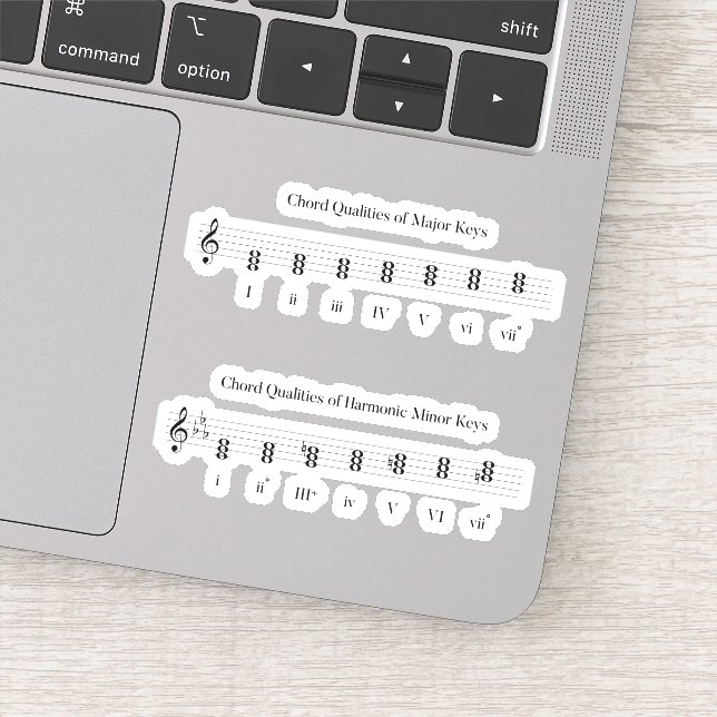 Chord of Major and Minor Keys Music Theory Help (Detail)