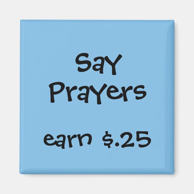 Chore Rewards for Kids Magnet (Front)