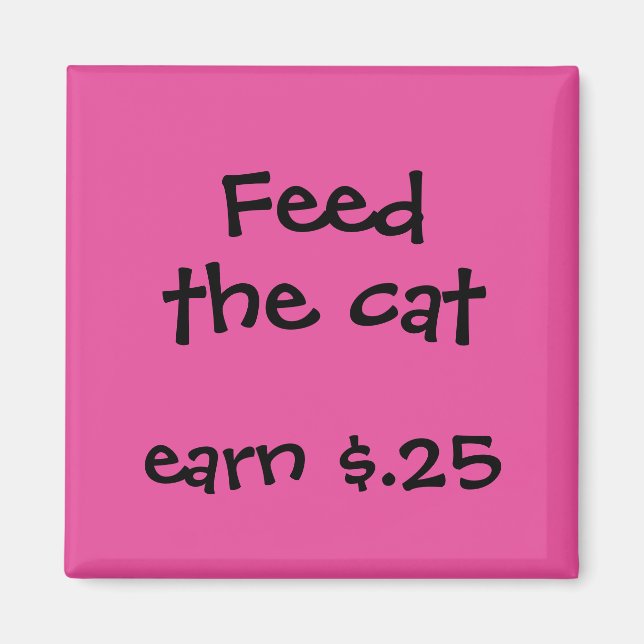 Chore Rewards for Kids Magnet (Front)