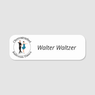 Choreographed Ballroom Dance name badge
