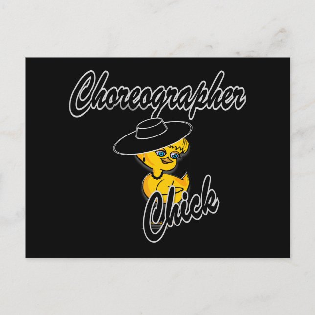 Choreographer Chick #4 Postcard (Front)