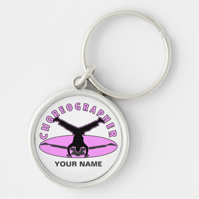 CHOREOGRAPHER keyring - add a name (Front)