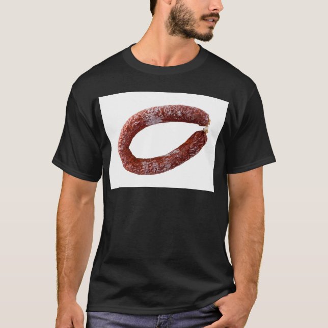 Chorizo sausage isolated as Cut T-Shirt (Front)
