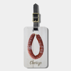 Chorizo Sausage Luggage Tag
