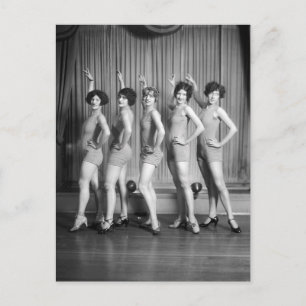Chorus Girls, 1927 Postcard