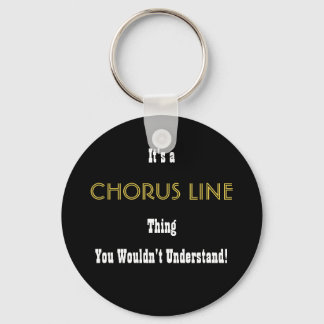 Chorus Line Keychain