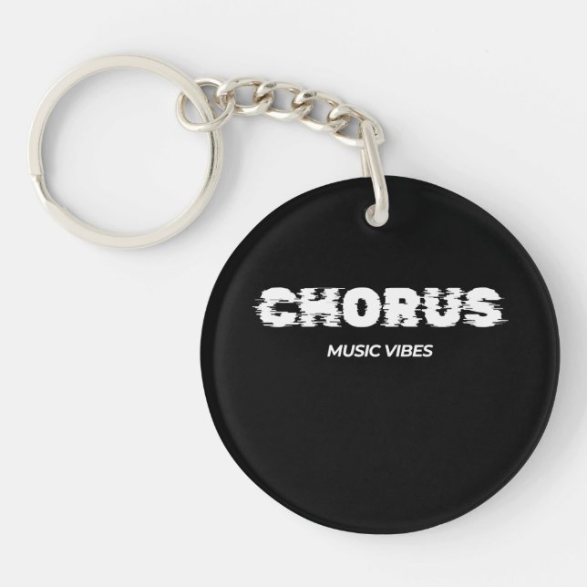 Chorus - Music Vibes Keychain (Front)