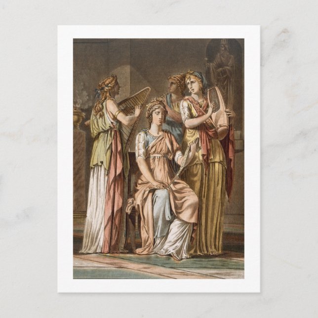 Chorus of Israelite Women, costumes for 'Esther' b Postcard (Front)