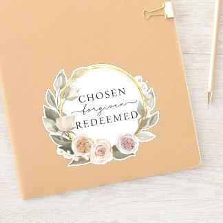 Chosen Quote Christian Bible Verse Sticker