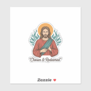 Chosen & Redeemed Christian Vintage Jesus T-Shirt