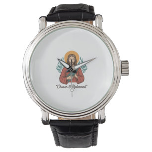 Chosen & Redeemed Christian Vintage Jesus T-Shirt  Watch