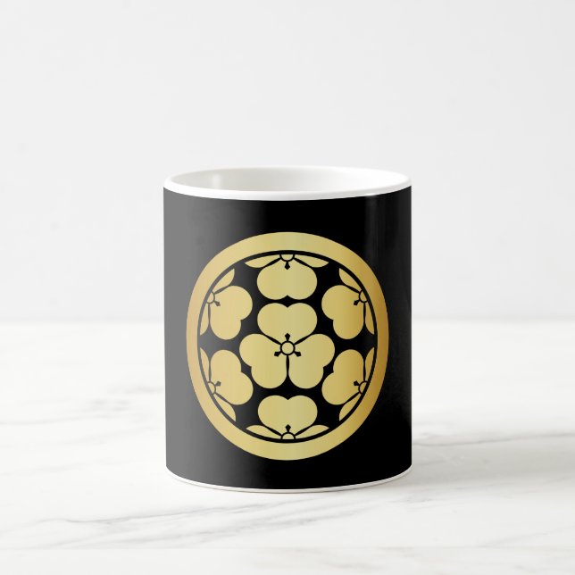 Chōsokabe Motochika Japanese Family Crest Coffee Mug (Center)