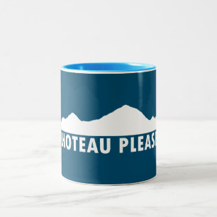 Choteau Montana Please Two-Tone Coffee Mug